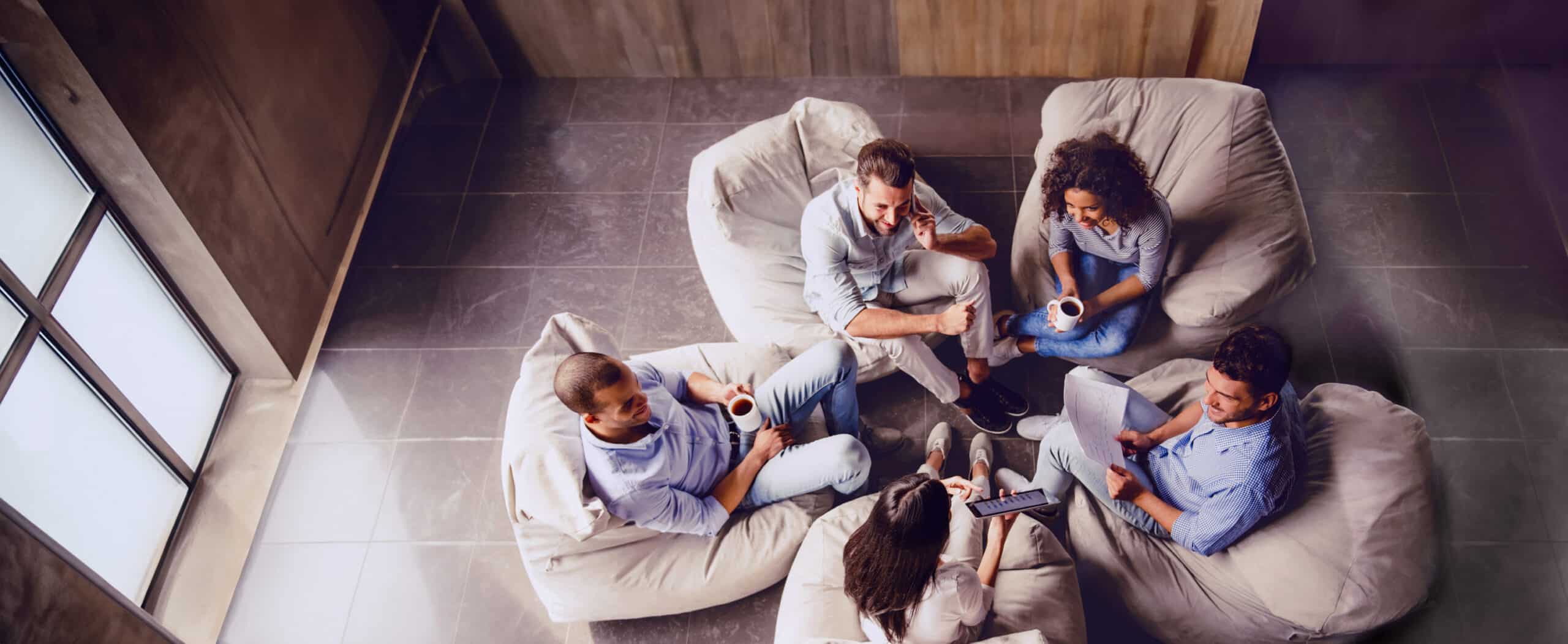 people around table